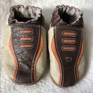 Robeez Soft Leather Baby Booties - 12-18 m